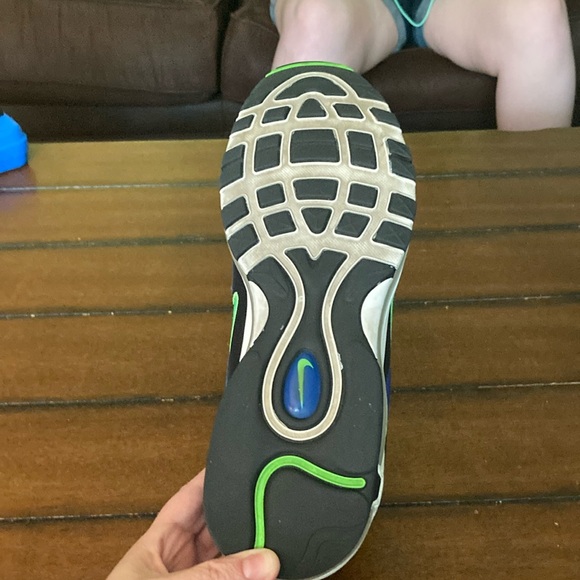 Nike Black and Blue Athletic Sneakers - Picture 5 of 6